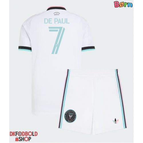 Inter Miami Rodrigo De Paul #7 Tredje trøje Børn 2026-27 Kort ærmer (+ korte bukser)